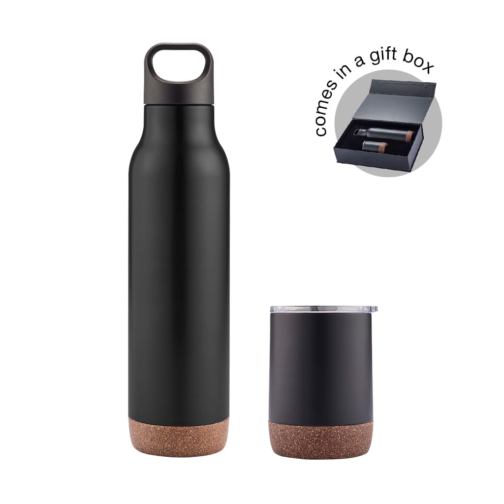 Drinkware Gift Set – Insulated Bottle and Tumbler.