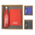 Promotional Notebook & Bottle Gift Set.