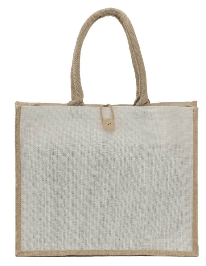 Canvas Jute Bags with Button.