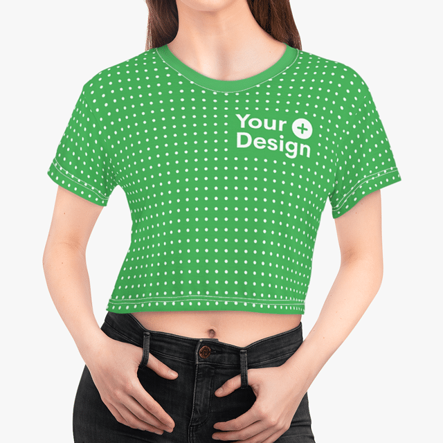 Short Sleeve Crop Top.