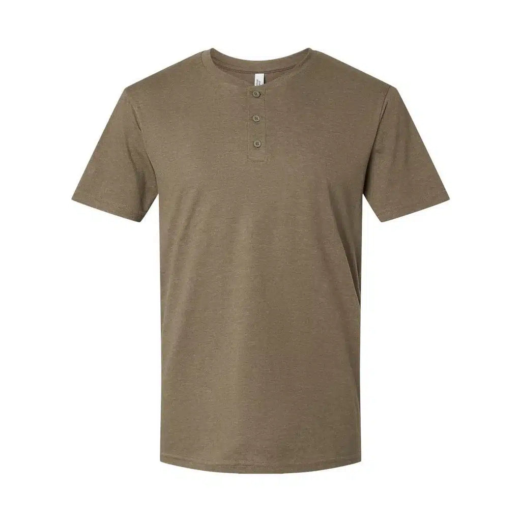 Henley T shirt.