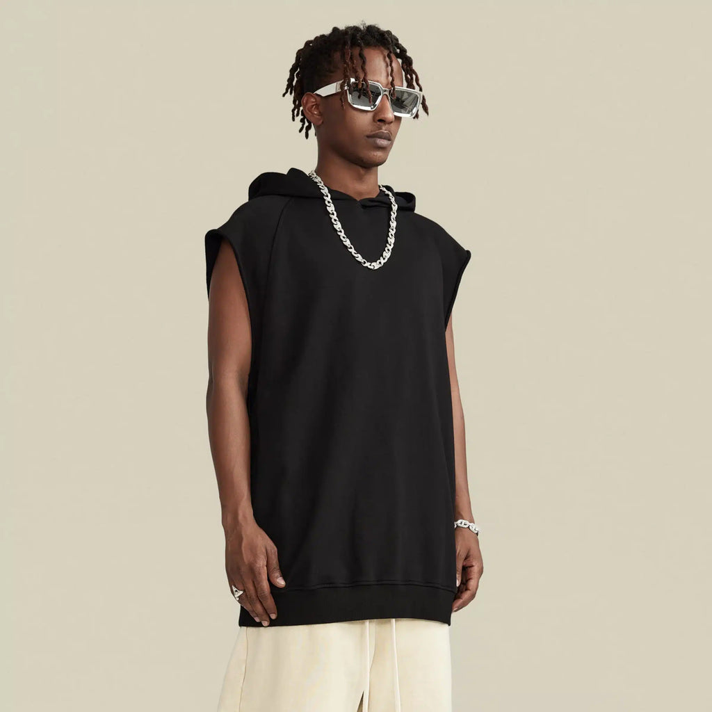 Sleeveless Hoodie.