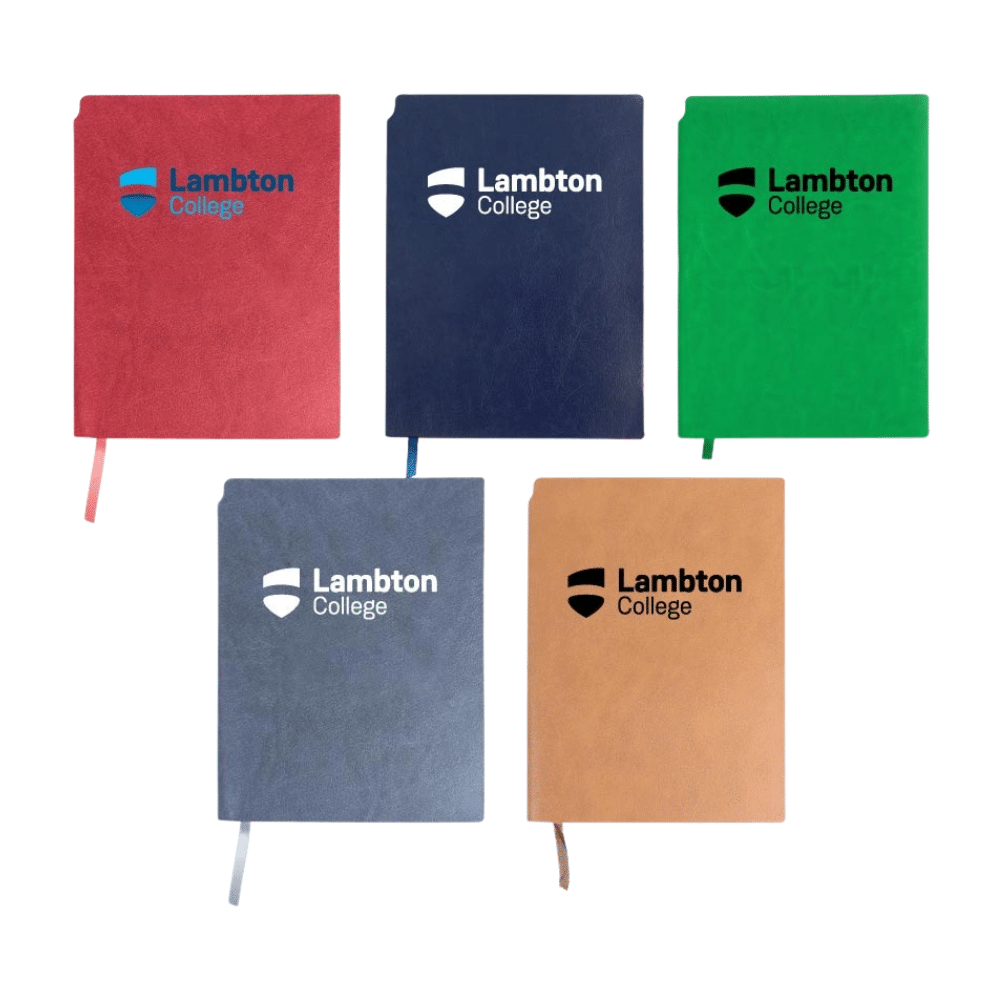 Soft Leather A5 Notebook.