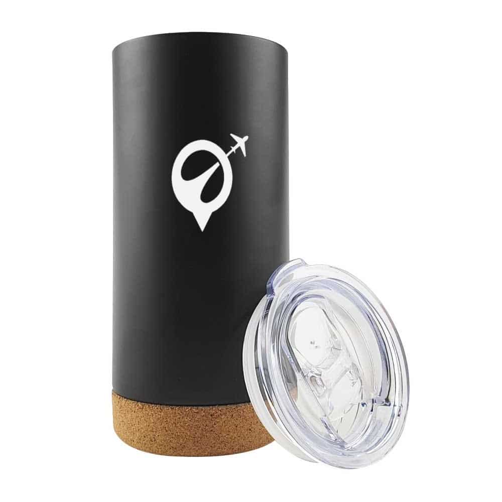 Coffee Tumbler with Cork Base.