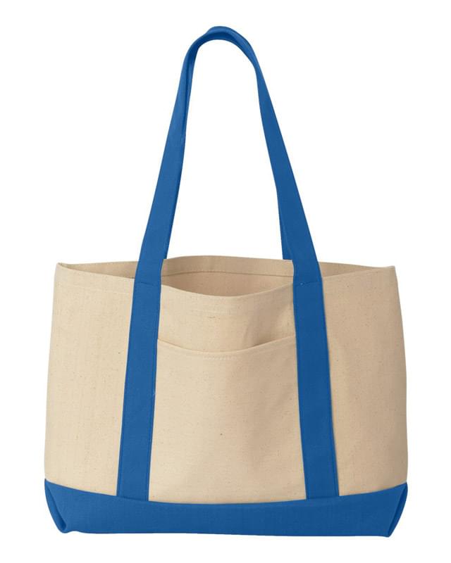 Two tone tote bags.