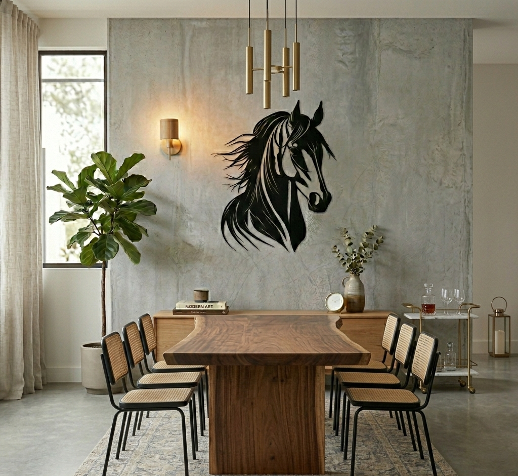 Horse Acrylic Wall Art – Contemporary Statement Décor