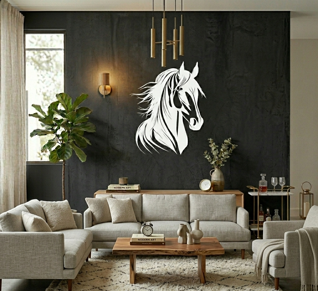 Horse Acrylic Wall Art – Contemporary Statement Décor