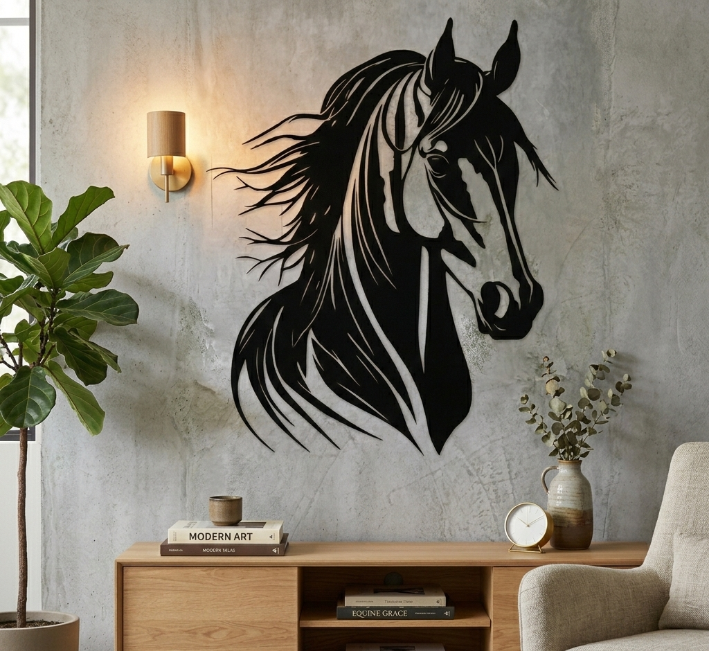 Horse Acrylic Wall Art – Contemporary Statement Décor