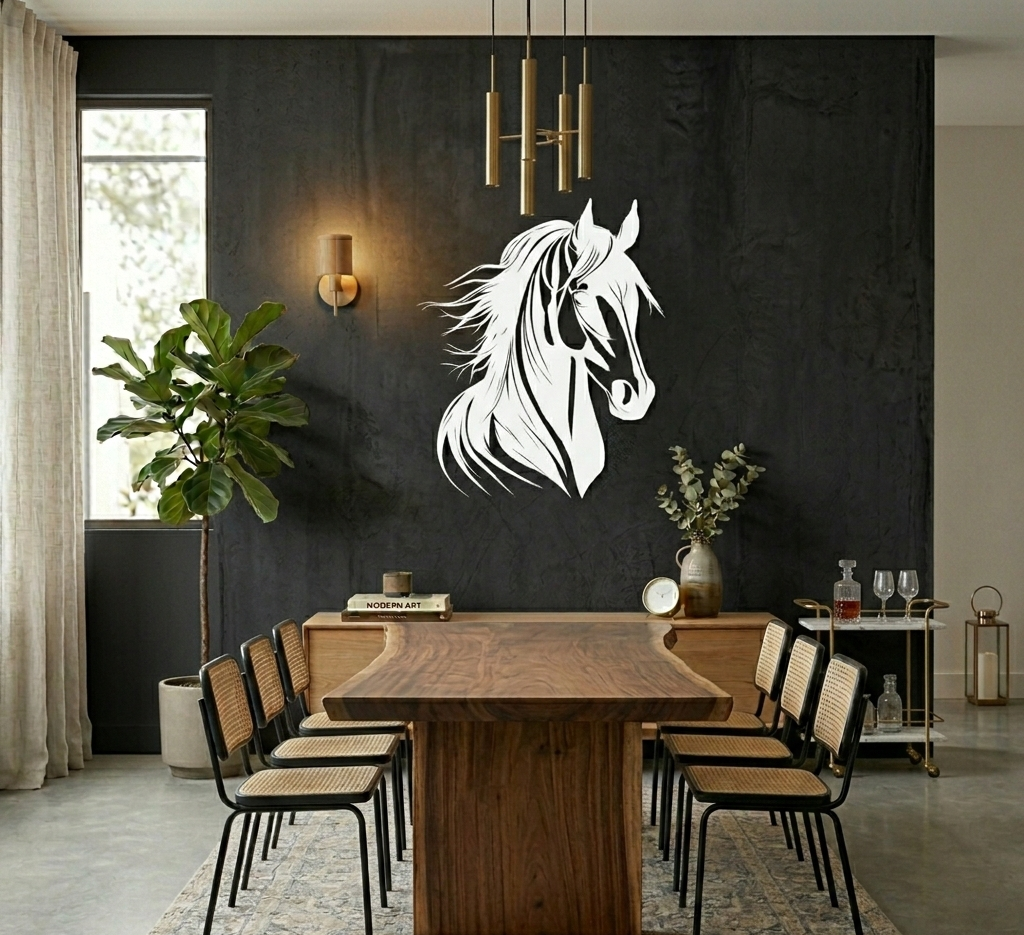 Horse Acrylic Wall Art – Contemporary Statement Décor