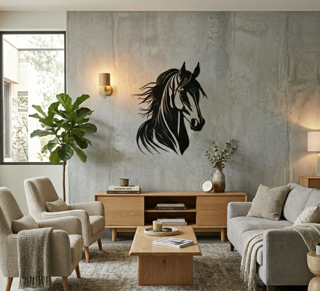 Horse Acrylic Wall Art – Contemporary Statement Décor