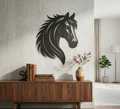 Majestic Silhouette Acrylic Horse Wall Decor
