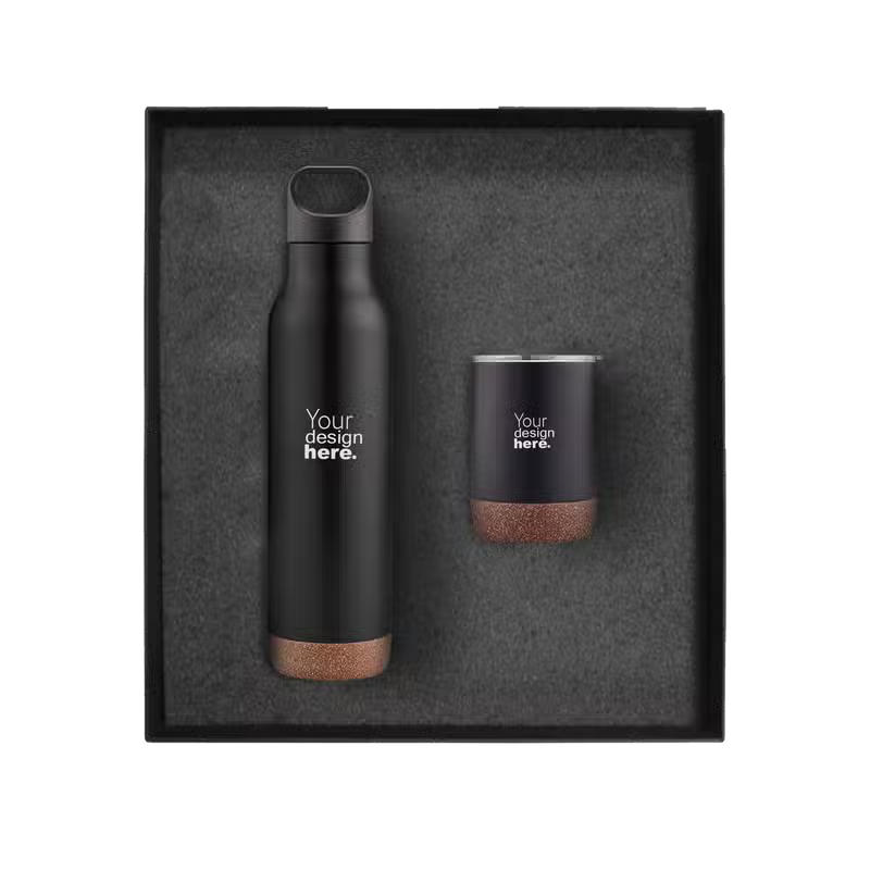 Drinkware Gift Set – Insulated Bottle and Tumbler.
