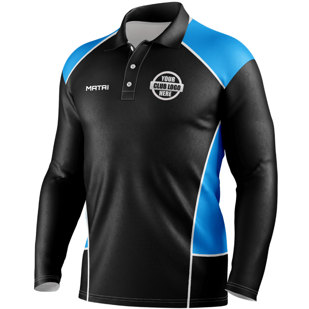 Long Sleeve Polo Shirt.