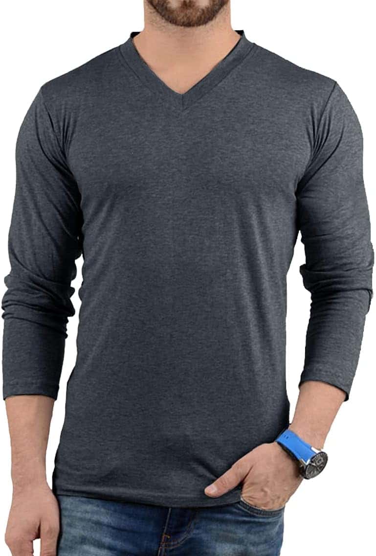 Long Sleeve V-neck Tshirt