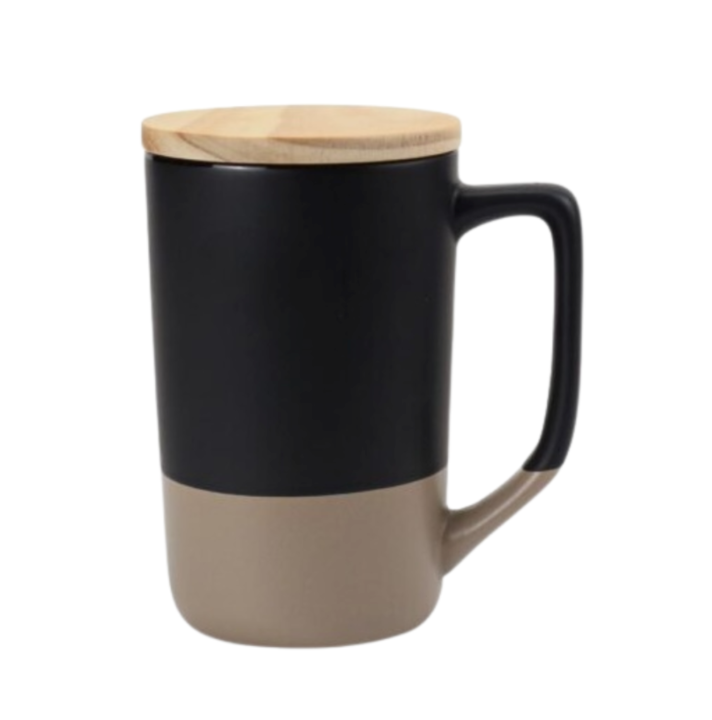 Ceramic Mug with Clay Bottom.