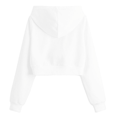 Crop Top Hoodie Activewear.
