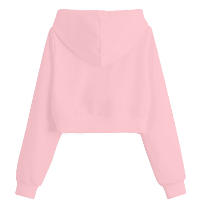 Crop Top Hoodie Activewear.