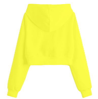 Crop Top Hoodie Activewear.