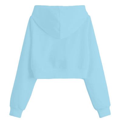 Crop Top Hoodie Activewear.