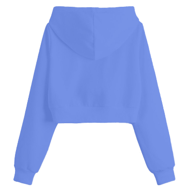 Crop Top Hoodie Activewear.