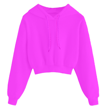 Crop Top Hoodie Activewear.