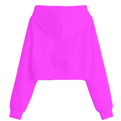 Crop Top Hoodie Activewear.