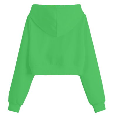 Crop Top Hoodie Activewear.