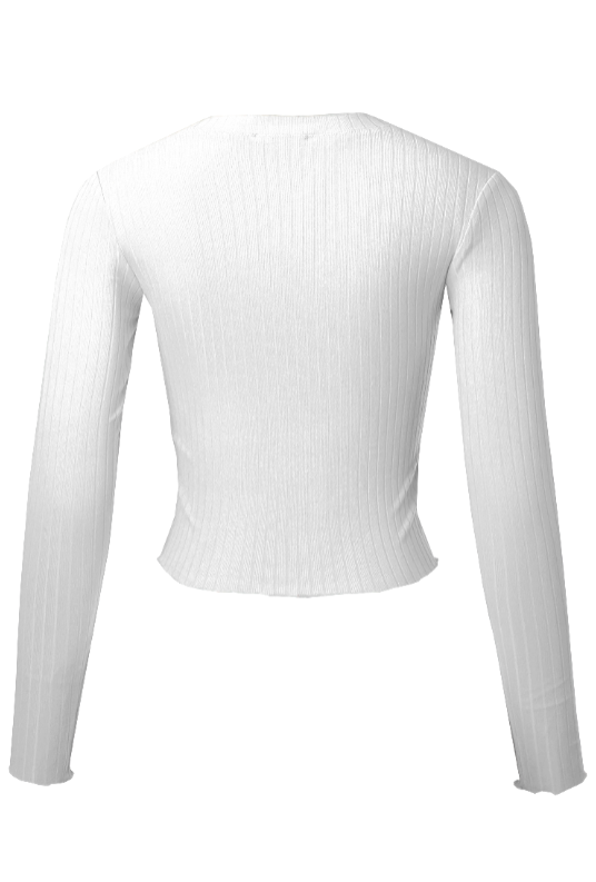 Long Sleeve Crop Top.