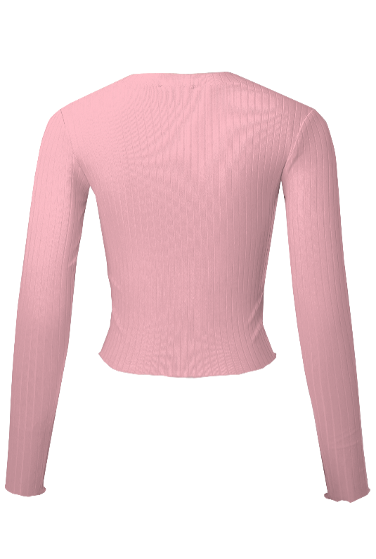 Long Sleeve Crop Top.