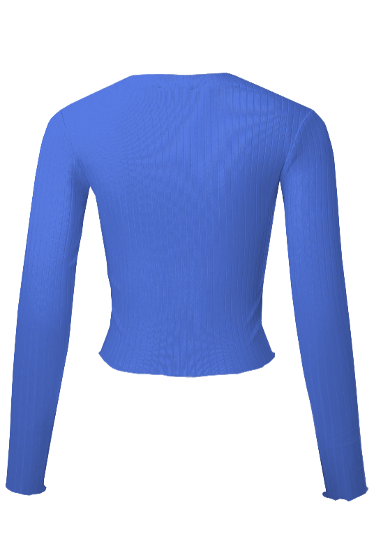 Long Sleeve Crop Top.