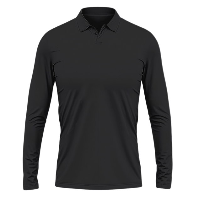 Long Sleeve Polo Shirt.