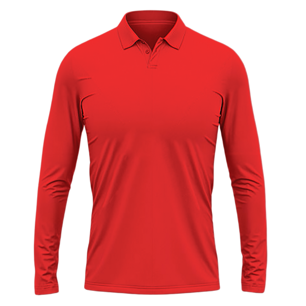 Long Sleeve Polo Shirt.