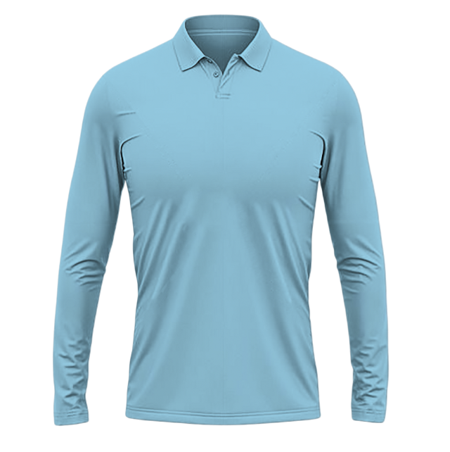 Long Sleeve Polo Shirt.