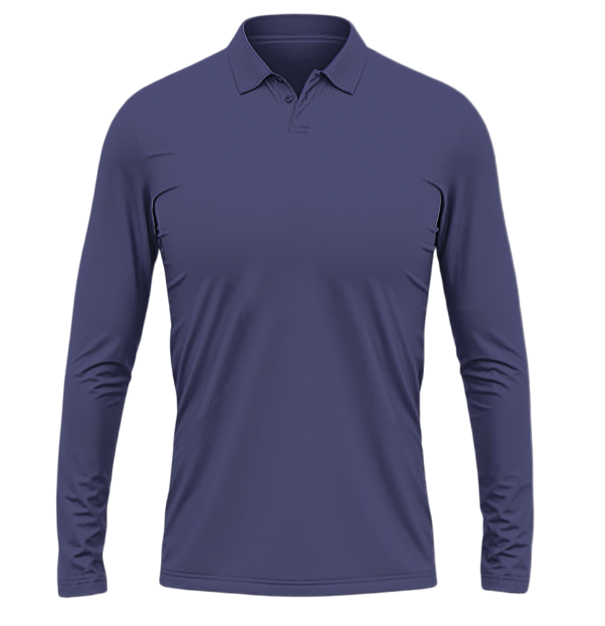 Long Sleeve Polo Shirt.