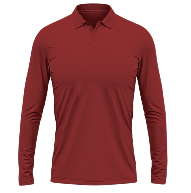 Long Sleeve Polo Shirt.