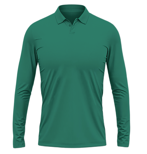 Long Sleeve Polo Shirt.
