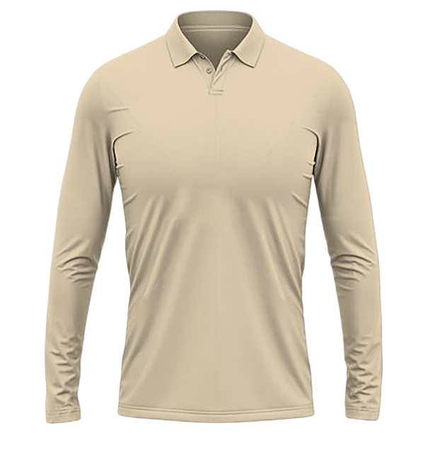 Long Sleeve Polo Shirt.