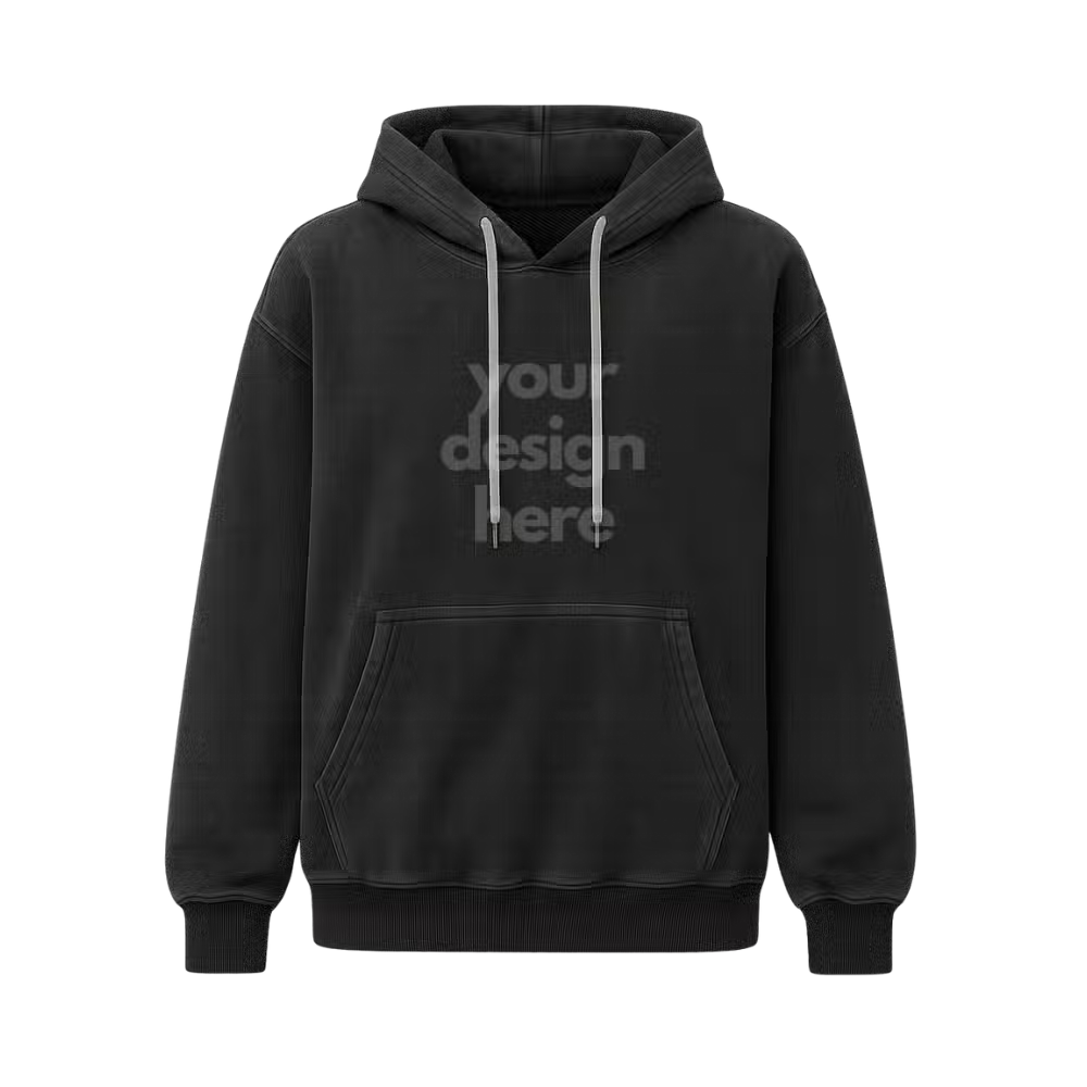 Custom Printed Vintage Acid Wash Hoodie.