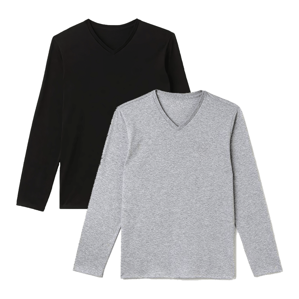 Long Sleeve V-neck Tshirt.