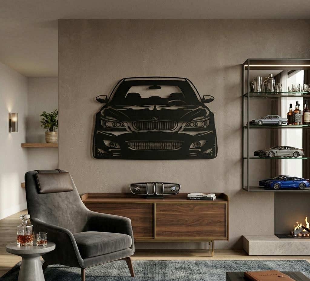 BMW Style Acrylic LED Neon Wall Art