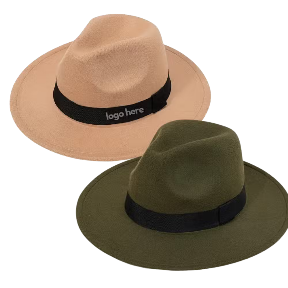 Suede Fedora Hat.