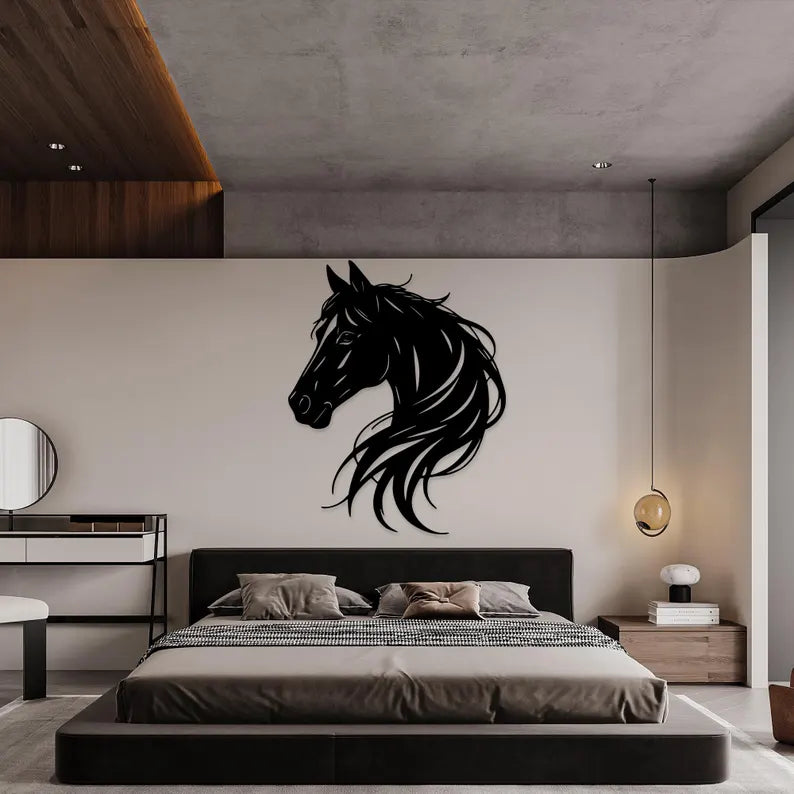 Majestic Horse Head Acrylic Wall Art