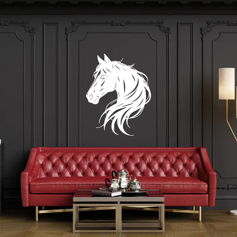 Majestic Horse Head Acrylic Wall Art