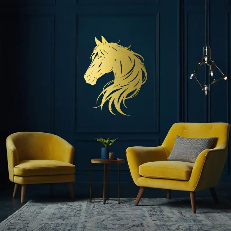 Majestic Horse Head Acrylic Wall Art