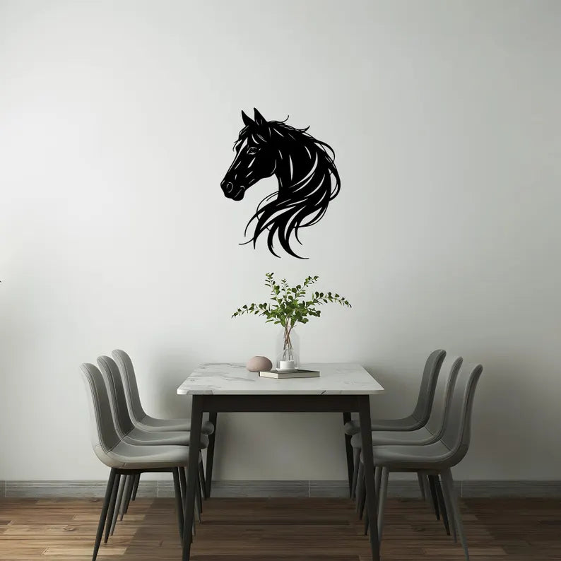 Majestic Horse Head Acrylic Wall Art