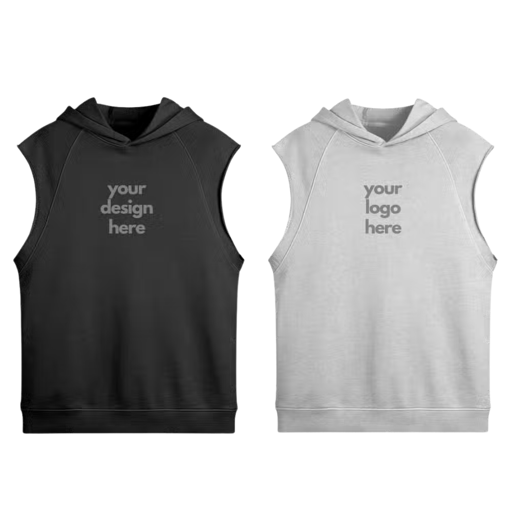Sleeveless Hoodie.