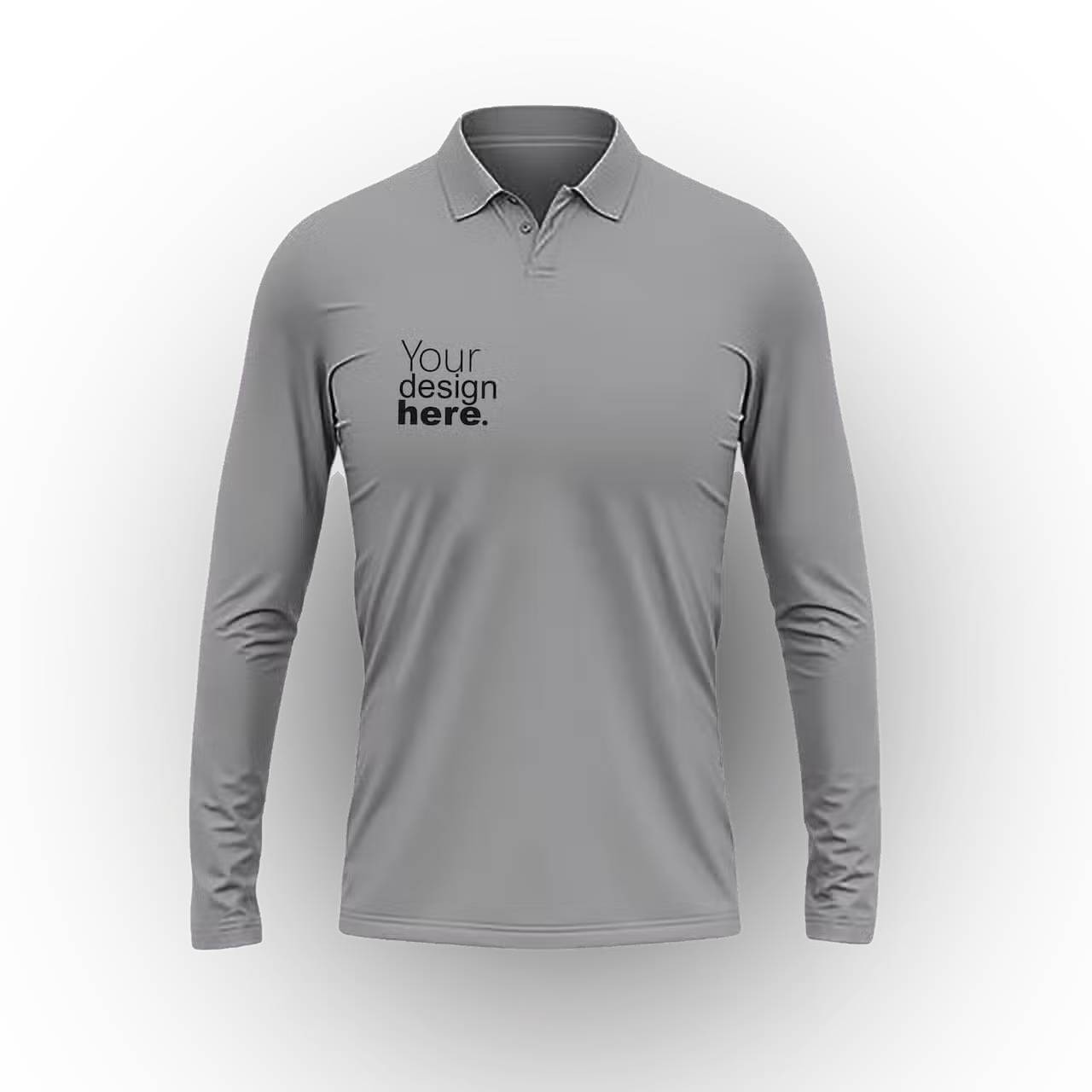 Long Sleeve Polo Shirt.