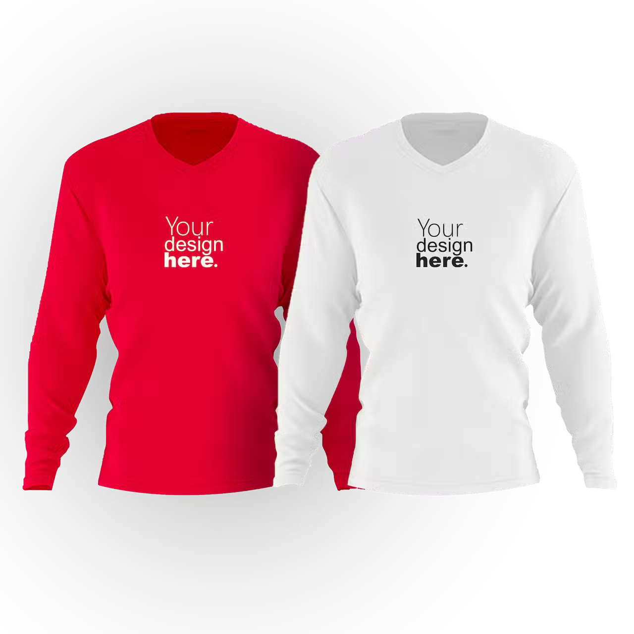 Long Sleeve V-neck Tshirt