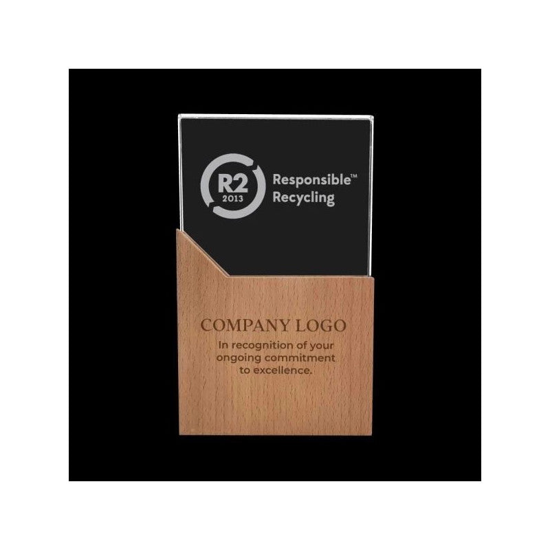 Wood and Crystal Award